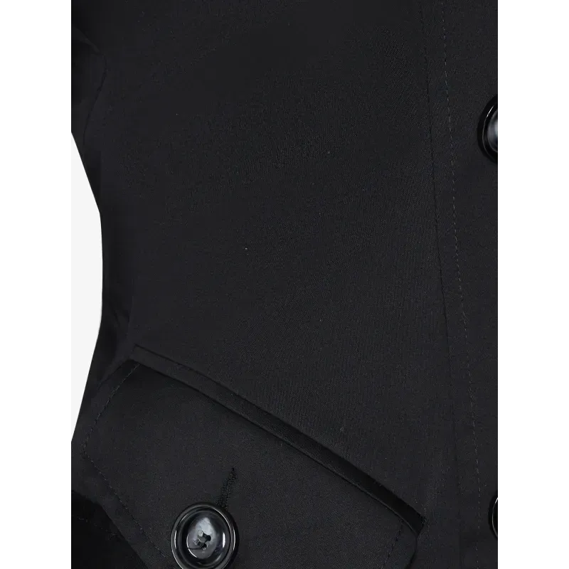 Double Breasted Skater Coat
