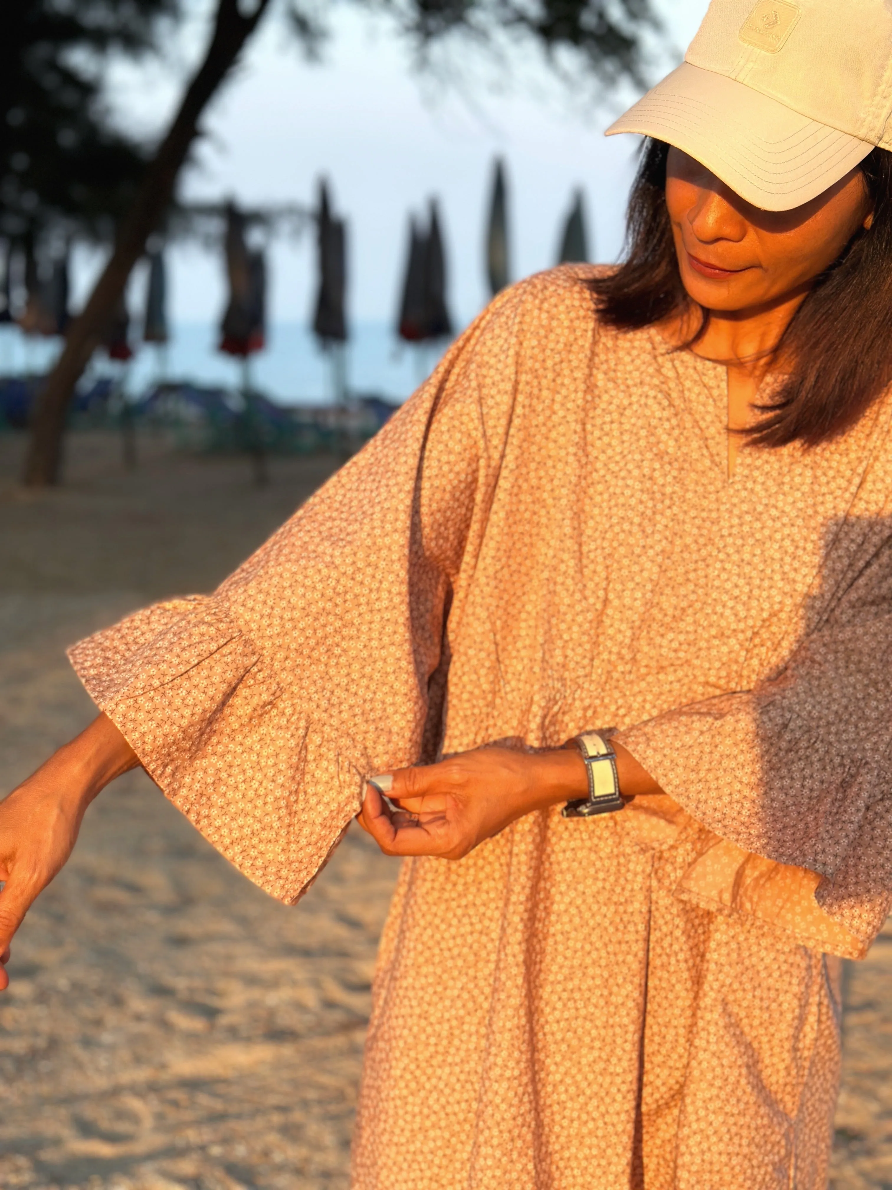 Floral cotton dress