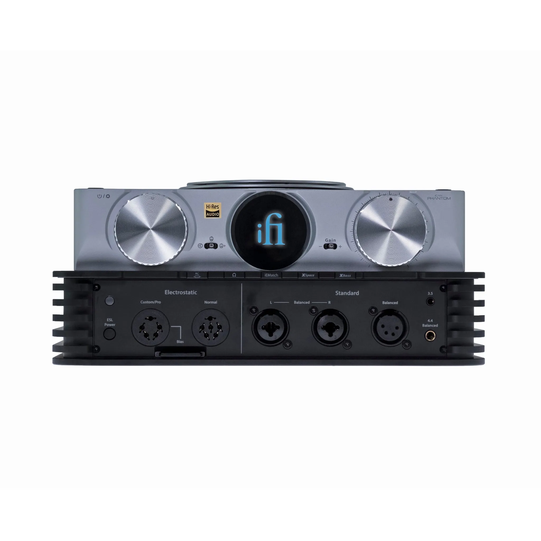 iFi iCAN Phantom | Hybrid Tube Conventional and Electrostatic Headphone Amplifier