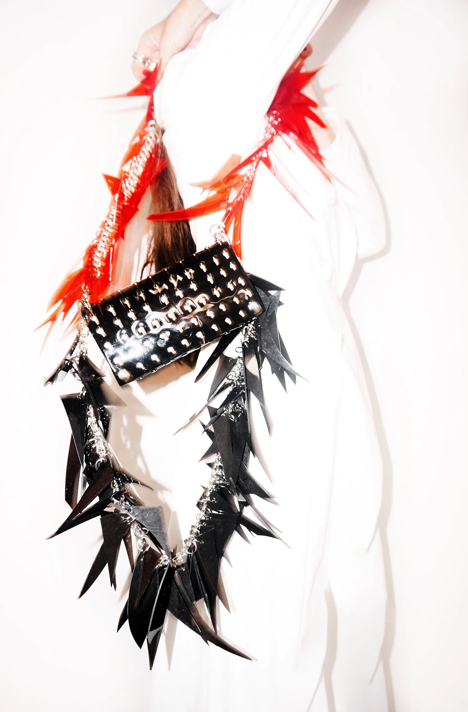 Jivomir Domoustchiev 'The Triangular' Tassel Purse handbag
