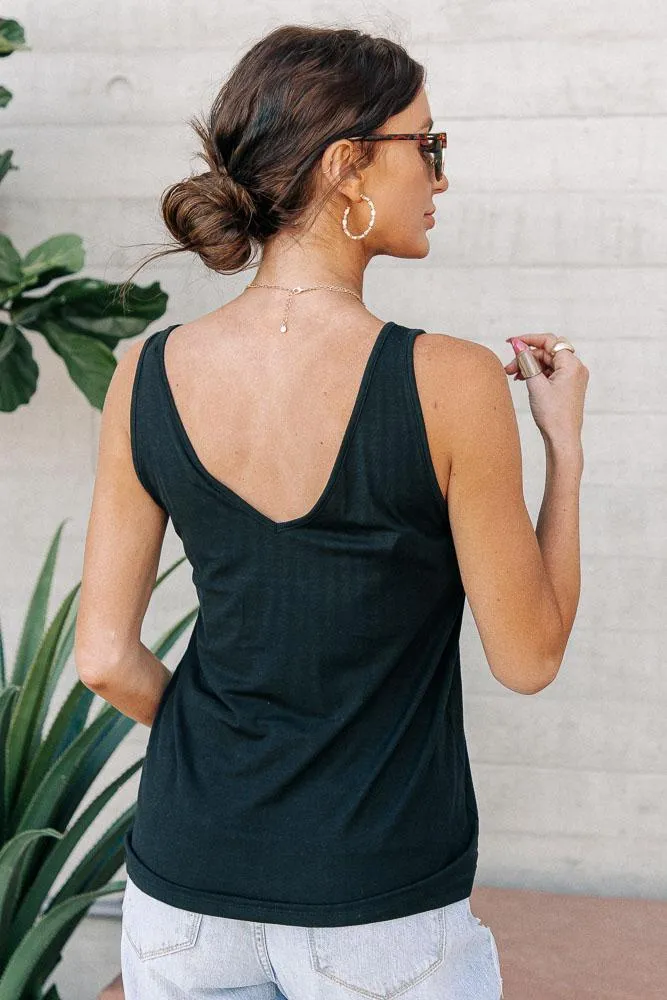 Vero Moda Georgia Tank in Black